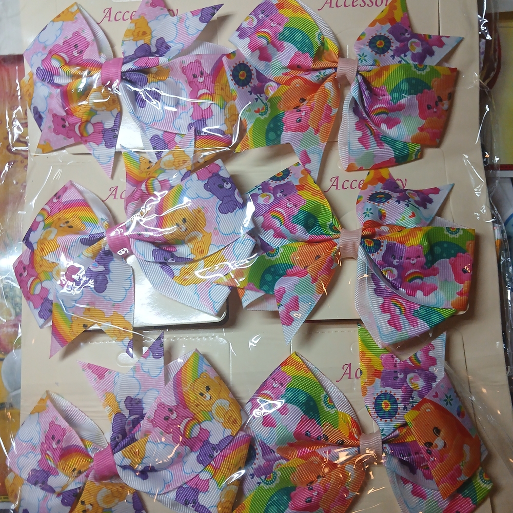 Colorful Cartoon Hair Bows